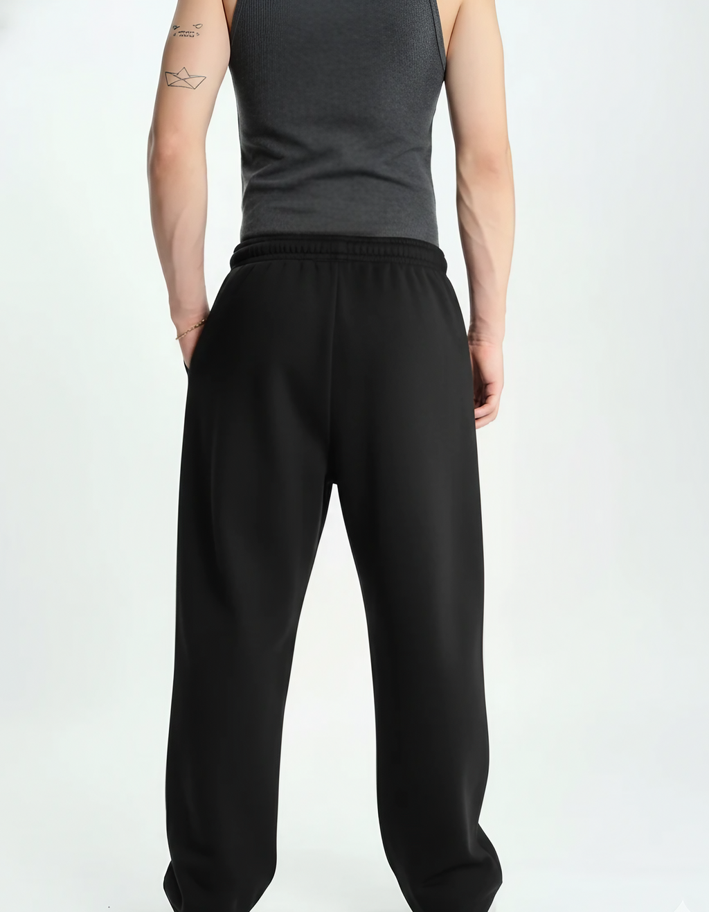 Black Loose-Fit joggers