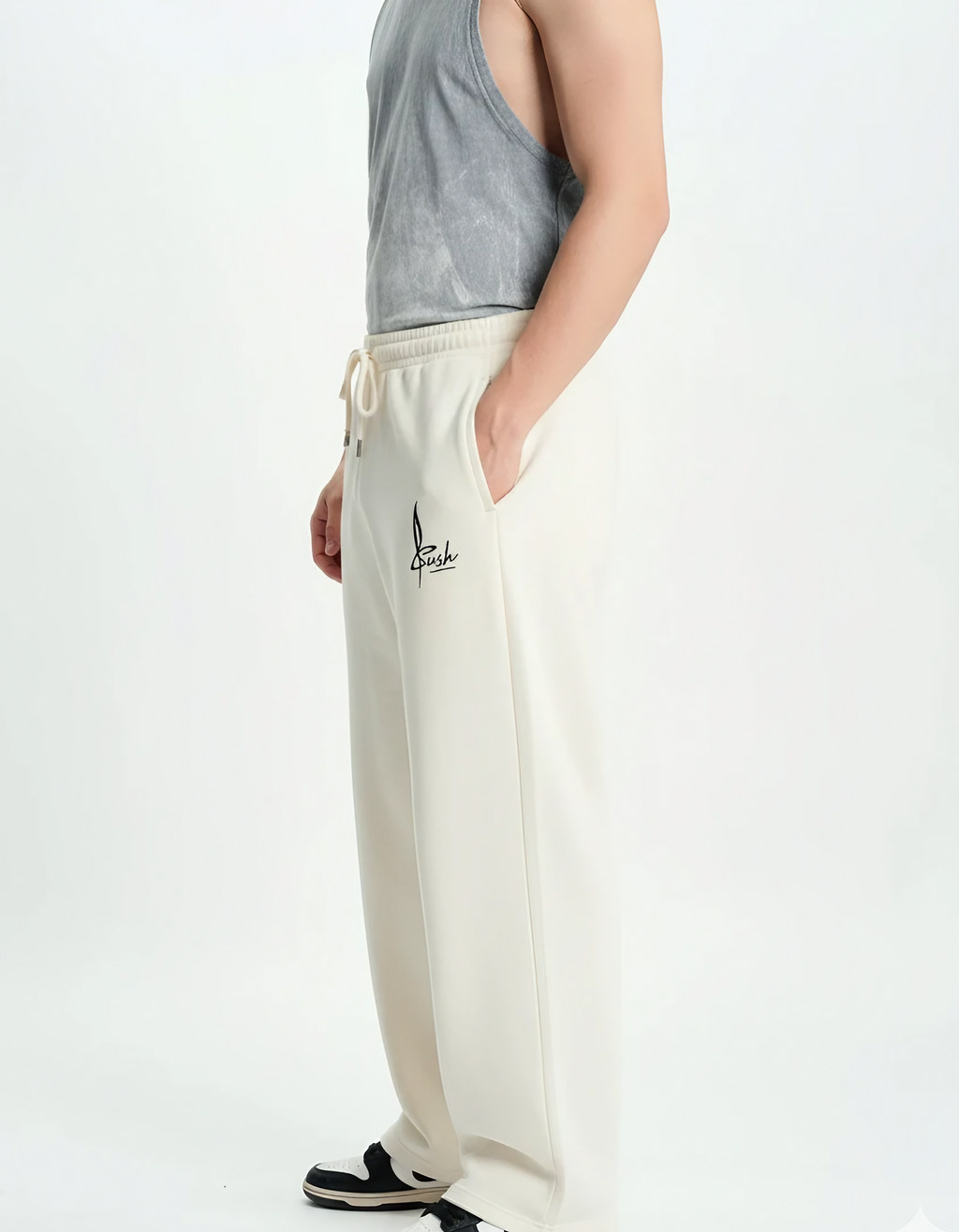 Off White Loose-Fit joggers