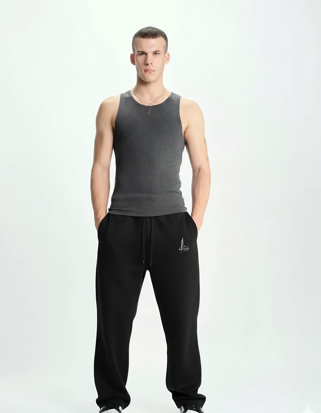 Black Loose-Fit joggers