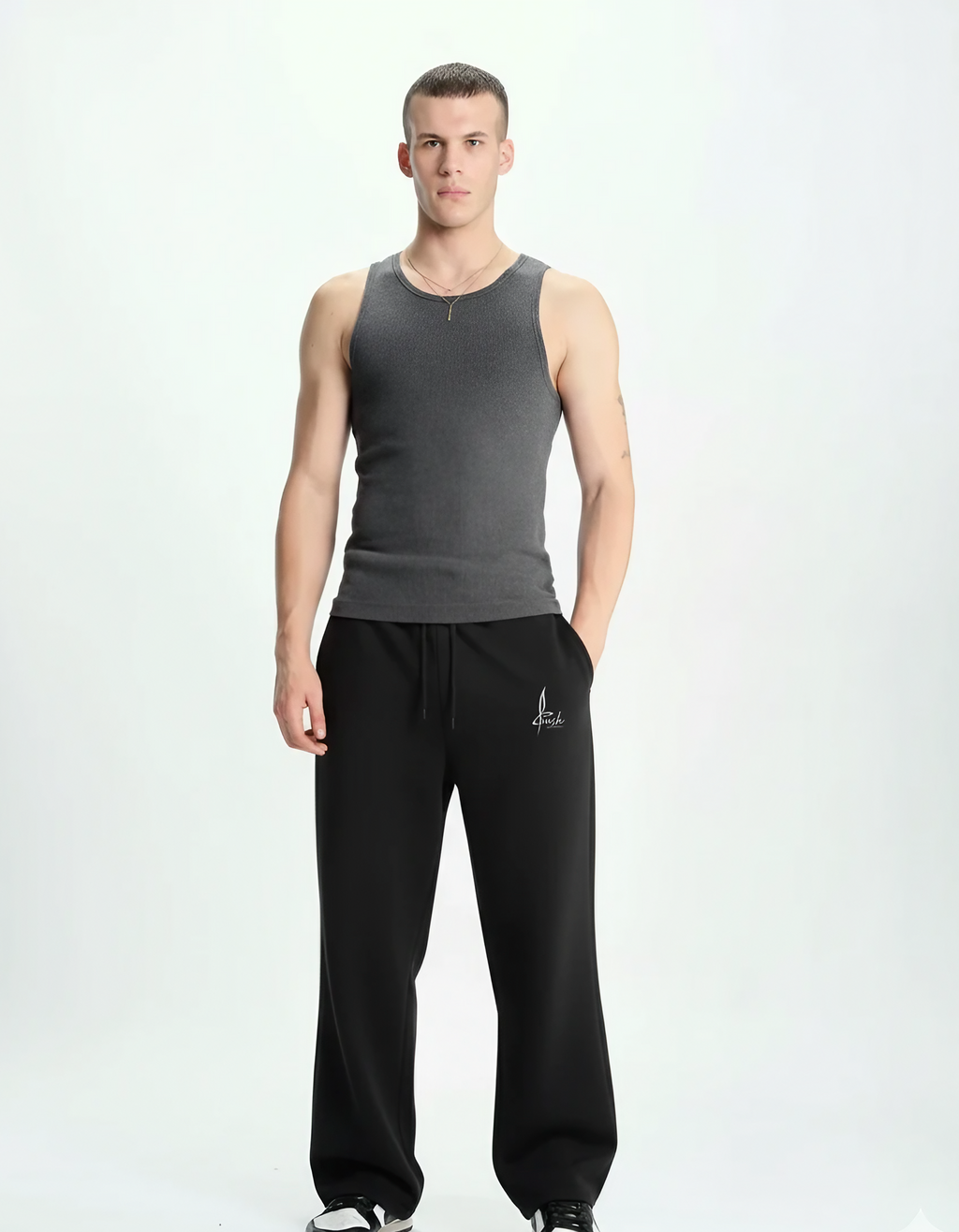 Black Loose-Fit joggers